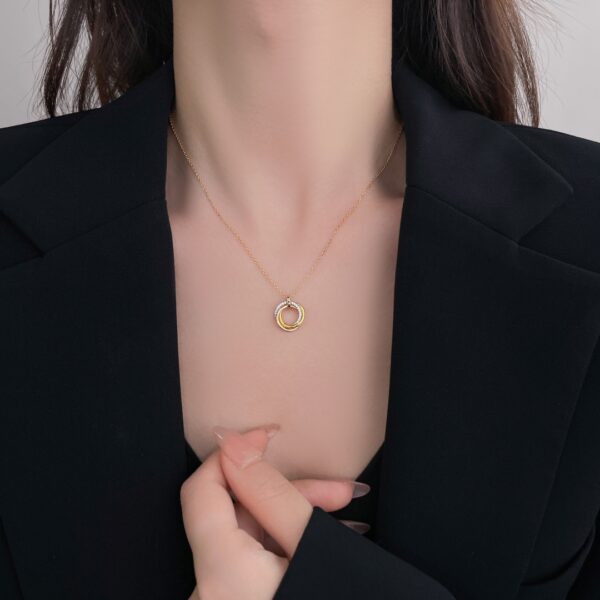 Trinity diamond pendant