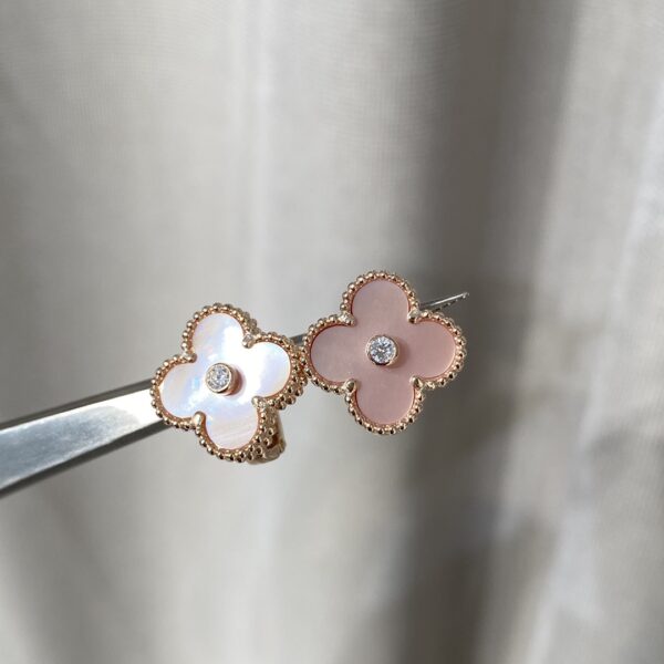 pink earrings