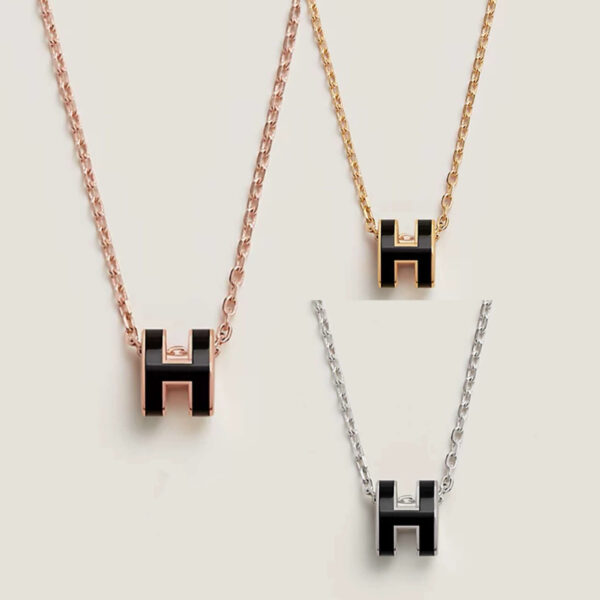 Mini POP H Porcelain Colored Necklace