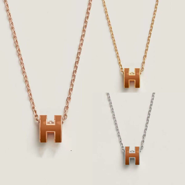 Mini POP H Porcelain Colored Necklace