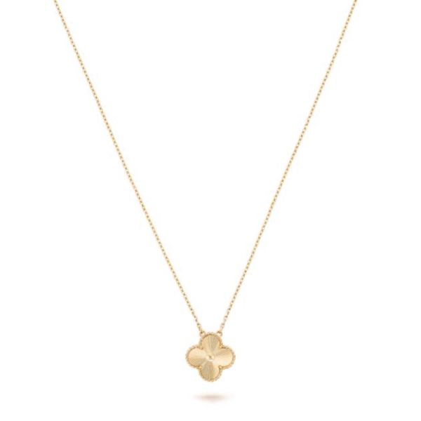 Classic inlaid engraving pattern necklace