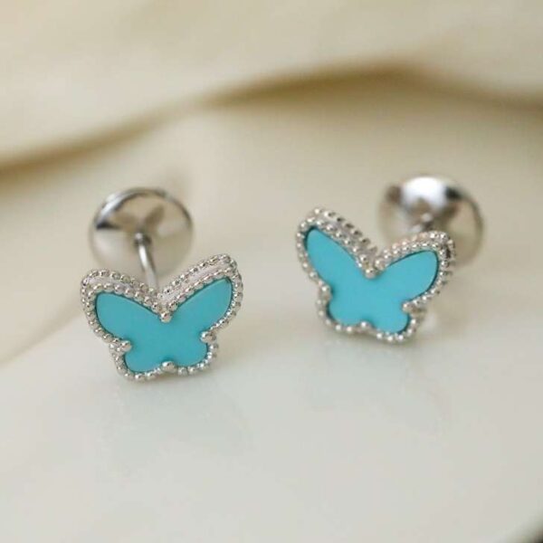 Butterfly turquoise earrings