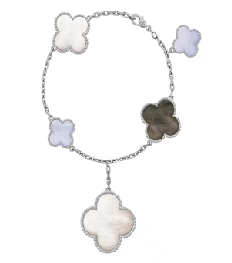 Irregular Amethyst Beaded Bracelet