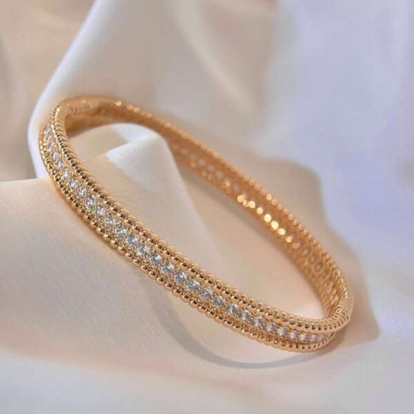 Perlee Series Single-row Diamond-Studded Bracelet