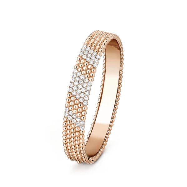 Perlee Series 5-Row Beaded Diamond Bracelet