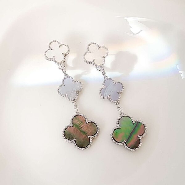 Three Flower Earrings