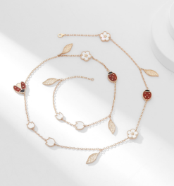 Lucky Spring Series 15 Flower Necklace