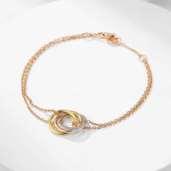 Trinity 3 Color Ring Bracelet