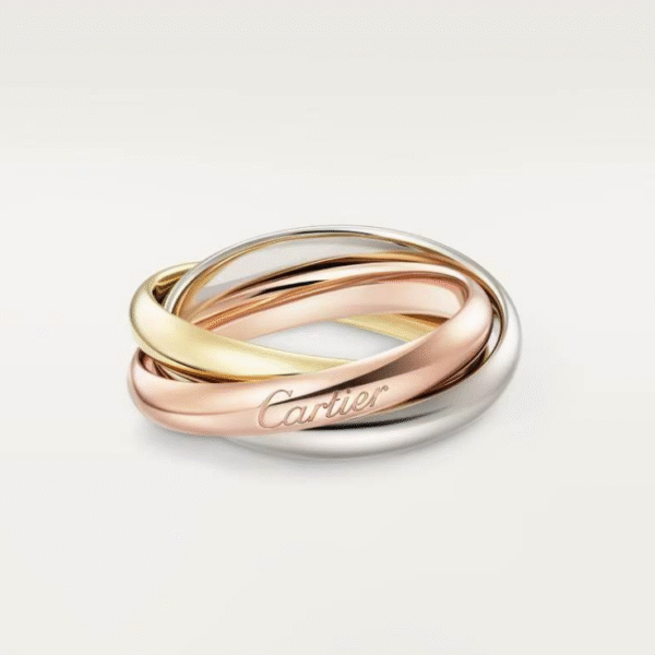 Trinity Classic 3-color Ring, Medium Size