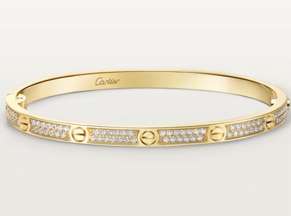Love Classic Full of Stars Narrow Bracelet (Wax Set Diamond)
