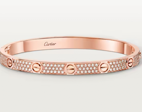 Love Classic Full of Stars Narrow Bracelet (Wax Set Diamond)
