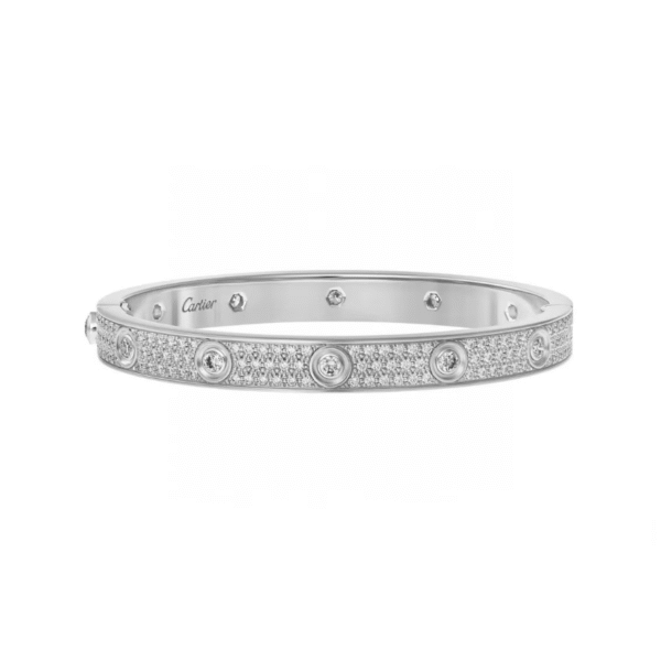 Love 12 Main Diamond Bracelet (Handcrafted Diamond Inlay Version)
