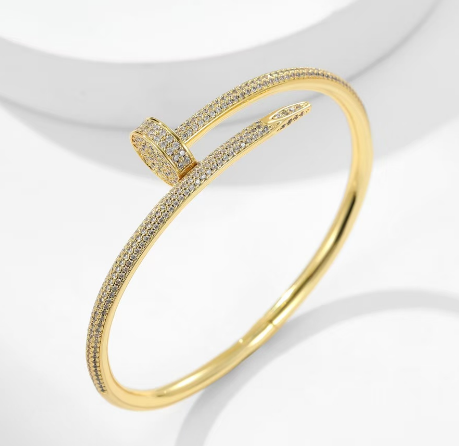 Full diamond rough bracelet