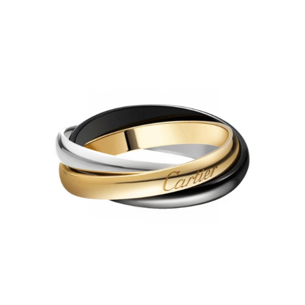 Tinity Classic 3-color Ring with Black Ceramic