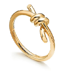 T knot ring without diamonds