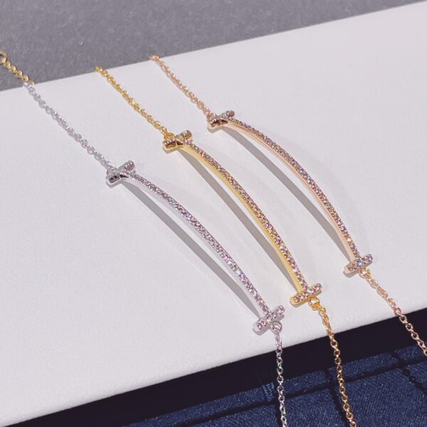 Smile Bracelet with Diamonds
