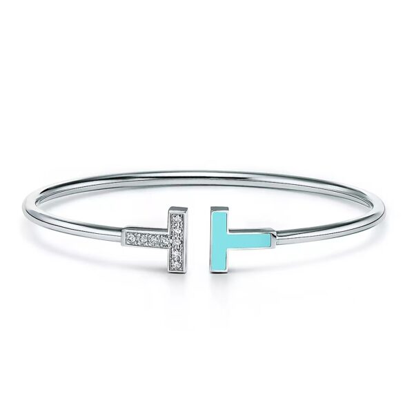 Turquoise rhinestone bracelet