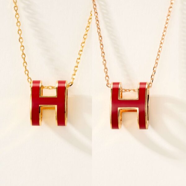 MINI POP H FRENCH BANGLE NECKLACE