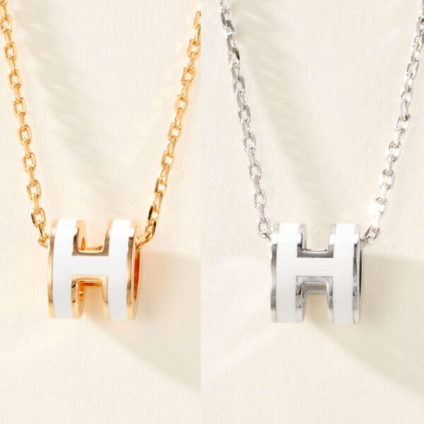 MINI POP H FRENCH BANGLE NECKLACE