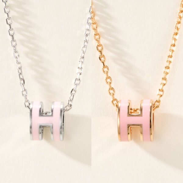 MINI POP H FRENCH BANGLE NECKLACE