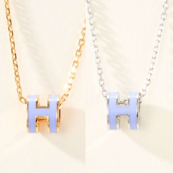 MINI POP H FRENCH BANGLE NECKLACE