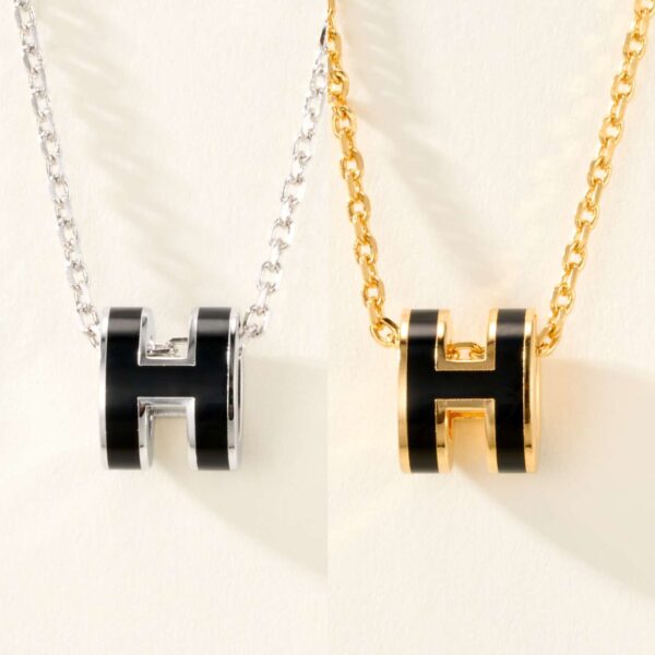 MINI POP H FRENCH BANGLE NECKLACE