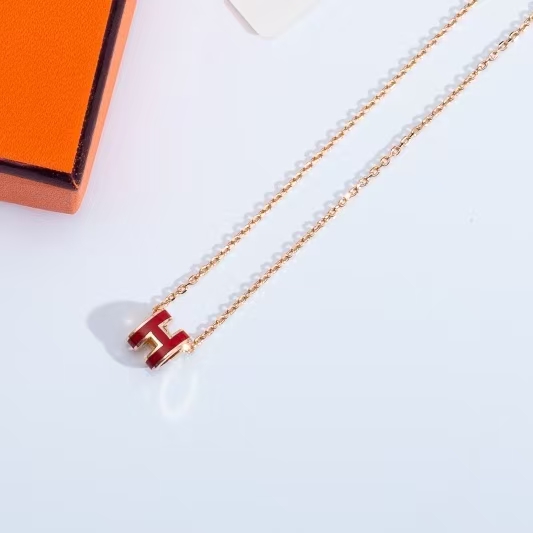 MINI POP H FRENCH BANGLE NECKLACE
