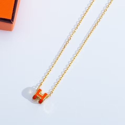 MINI POP H FRENCH BANGLE NECKLACE