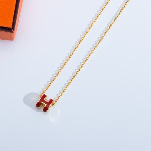 MINI POP H FRENCH BANGLE NECKLACE
