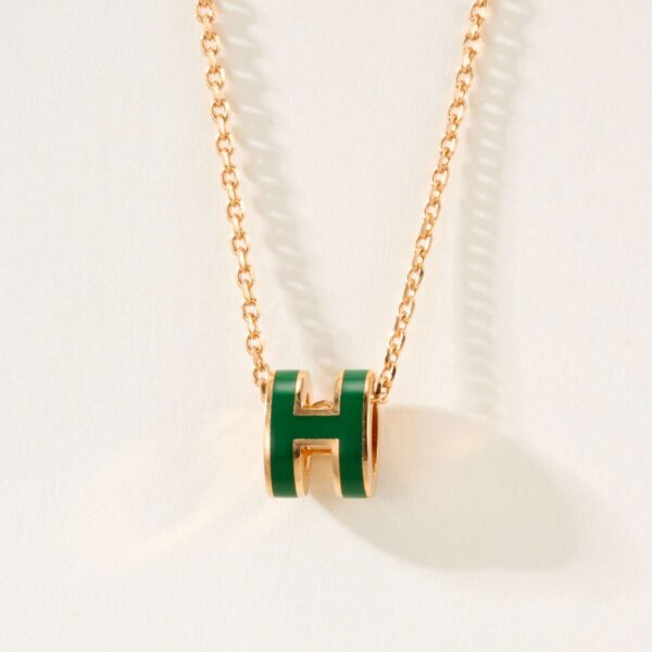 MINI POP H FRENCH BANGLE NECKLACE