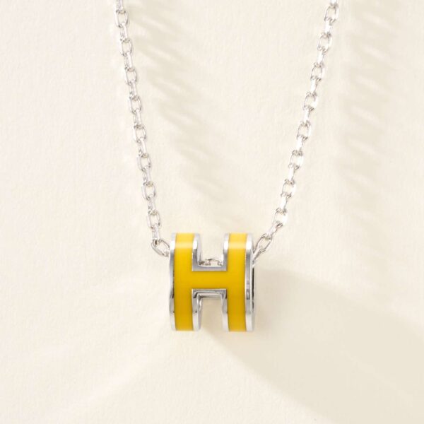 MINI POP H FRENCH BANGLE NECKLACE