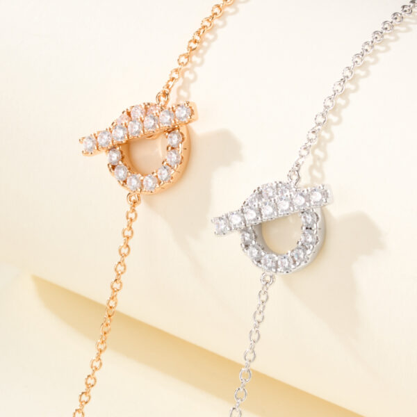 Full diamond 0T clasp bracelet