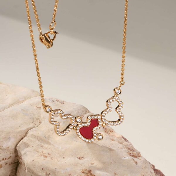 Red agate necklace