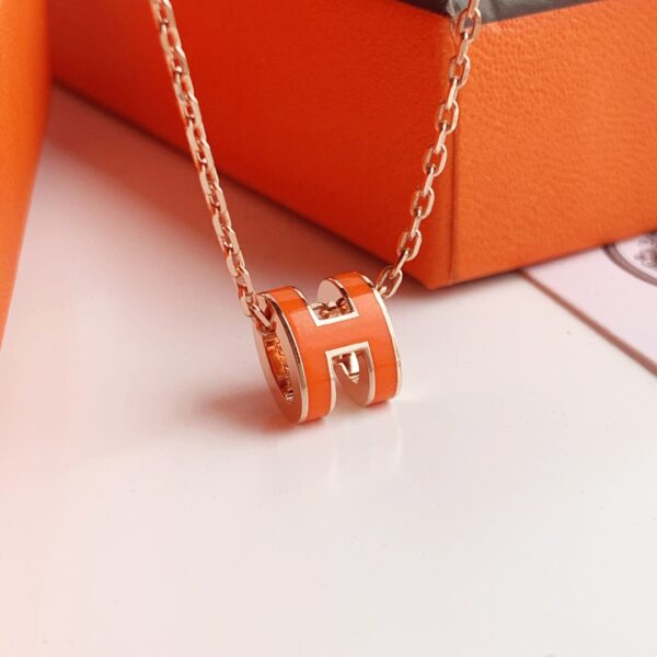 MINI POP H FRENCH BANGLE NECKLACE