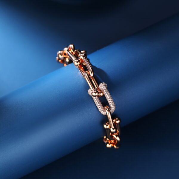 Hardwear Diamond Engraved Clasp Bracelet