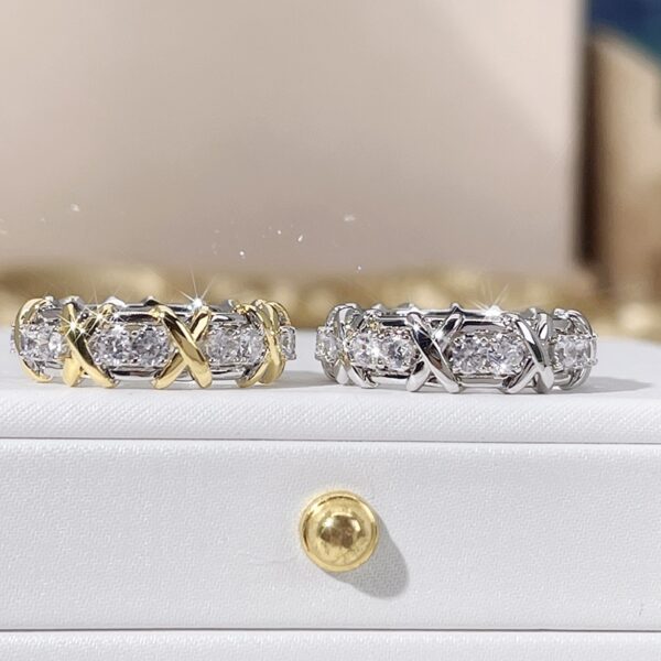 Sixteen Stone Narrow Ring