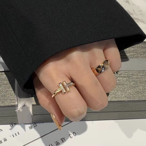 Double T-shaped ring