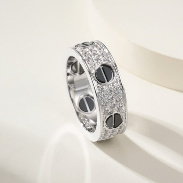 Classic Love “Full Sky Star” Black Ring