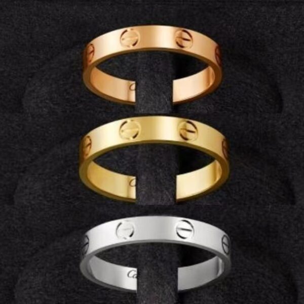 Love Narrow-Style Ring without Diamond