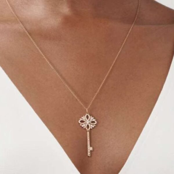 Medium size 3.8cm keychain necklace