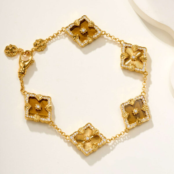 Opera series five-color diamond bracelet large size