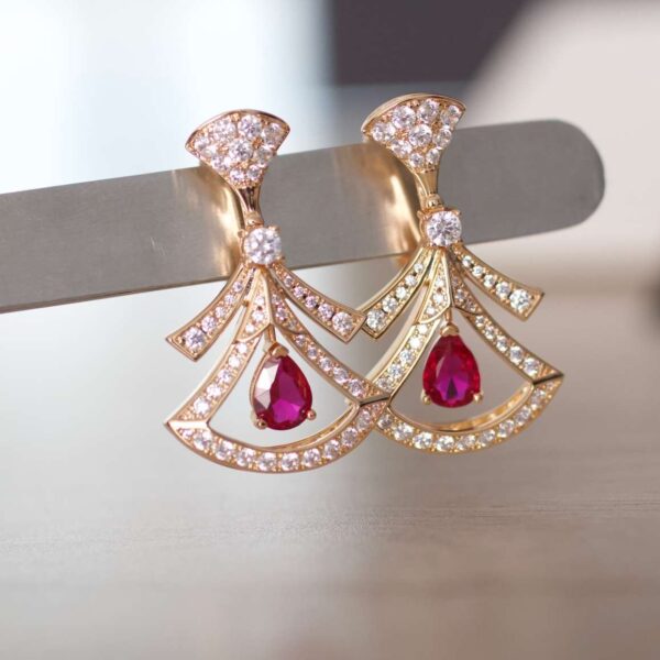 D IVAS’DREAM Ruby Earrings