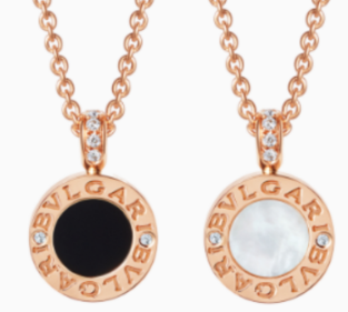 Double-sided necklace – White + Black
