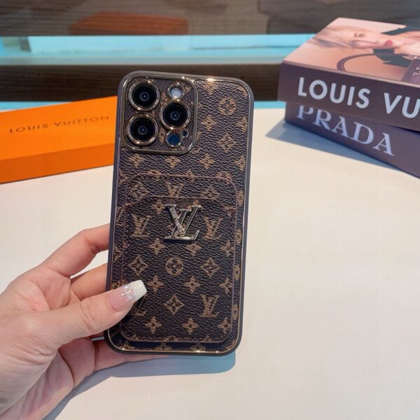 LV Classic Monogram iPhone Case • Original Leather & Authentic Pattern