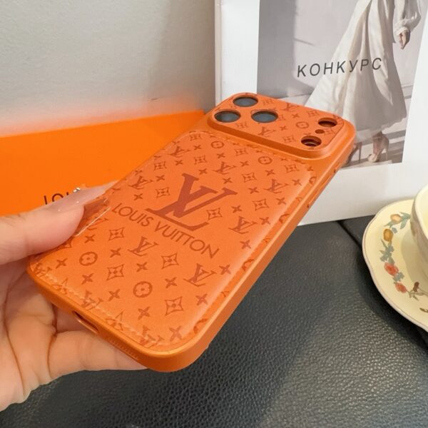 LV Classic Monogram iPhone Case • Original Leather & Authentic Pattern