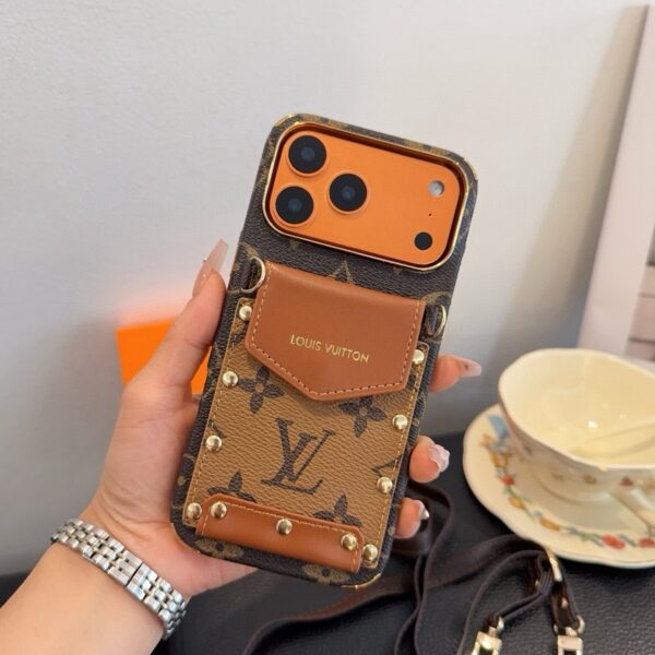 LV Classic Monogram iPhone Case • Original Leather & Authentic Pattern