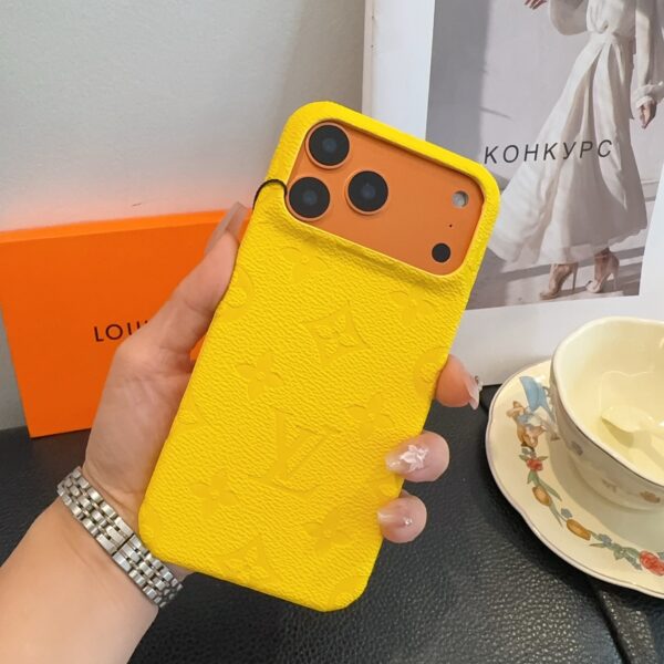 LV Classic Monogram iPhone Case • Original Leather & Authentic Pattern