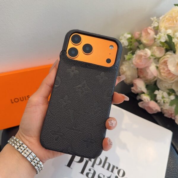LV Classic Monogram iPhone Case • Original Leather & Authentic Pattern
