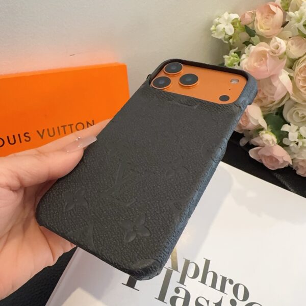 LV Classic Monogram iPhone Case • Original Leather & Authentic Pattern