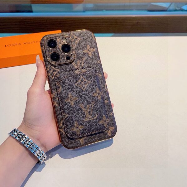 LV Classic Monogram iPhone Case • Original Leather & Authentic Pattern